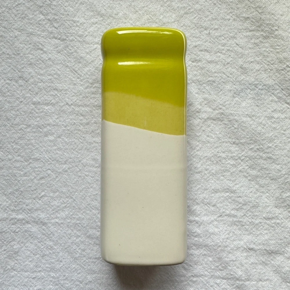 Green and White Ombré Pepper Shaker